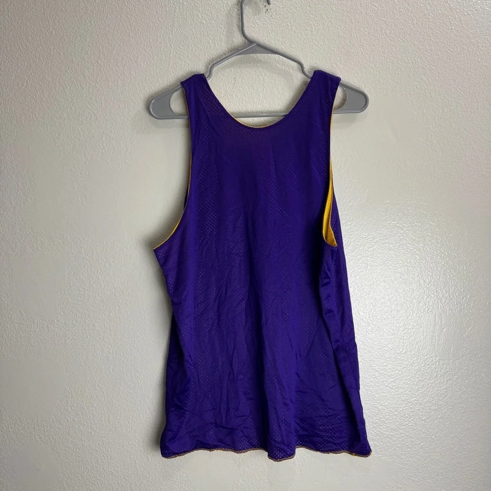 Nike Los Angeles Lakers Vintage Reversible Warm Up Jersey Size Medium - Picture 6 of 8